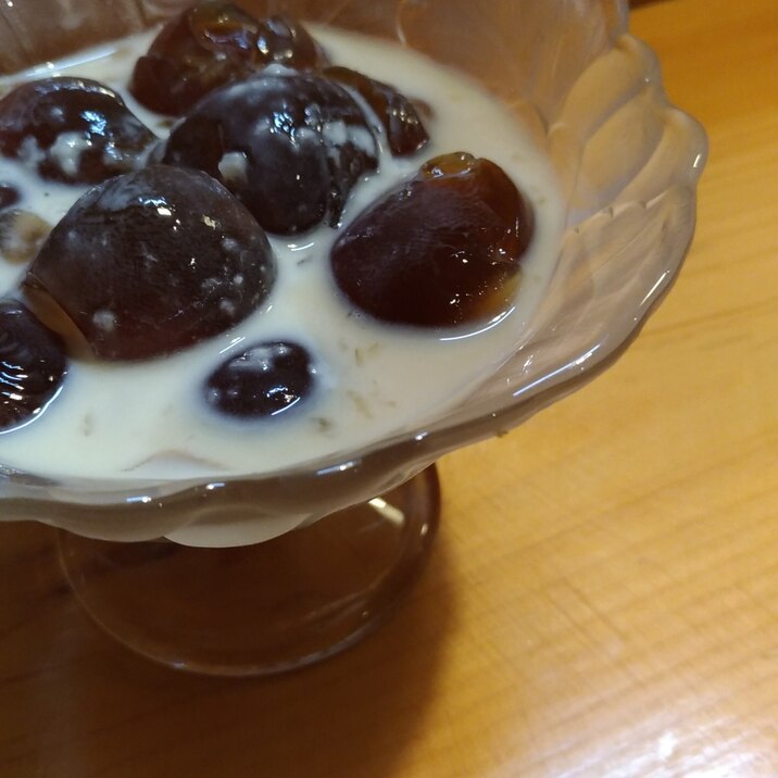 豆乳甘酒☆寒天コーヒーゼリー